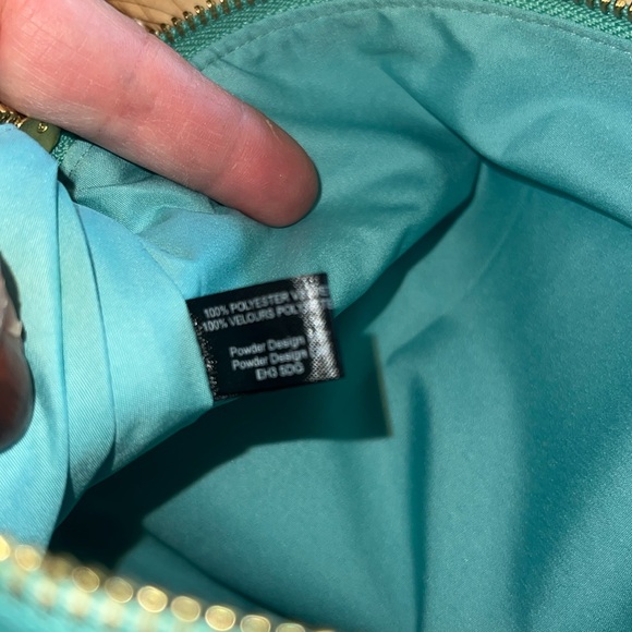 Powder UK Hummingbird luxury velvet embroidered pouch w/tassel-2 available-NWT - Picture 14 of 16